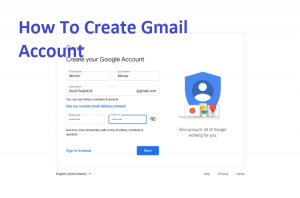 Sign Up Google Account - Google Account Sign In|How To Create Gmail